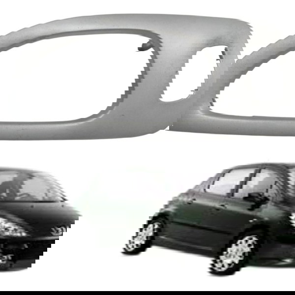 Moldura Maçaneta Traseira Direita Peugeot 307 2006 2007 2008 Traseira