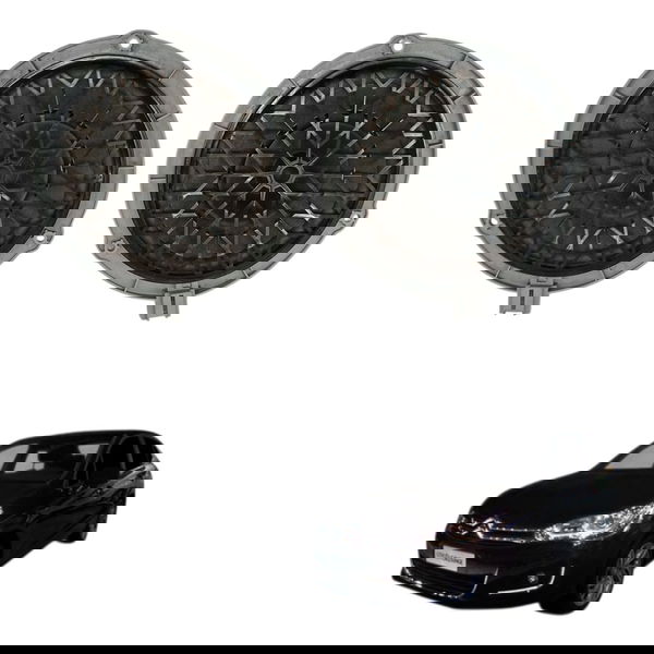 Par Auto Falantes Porta Traseiro Citroen C4 Lounge 2015 2016