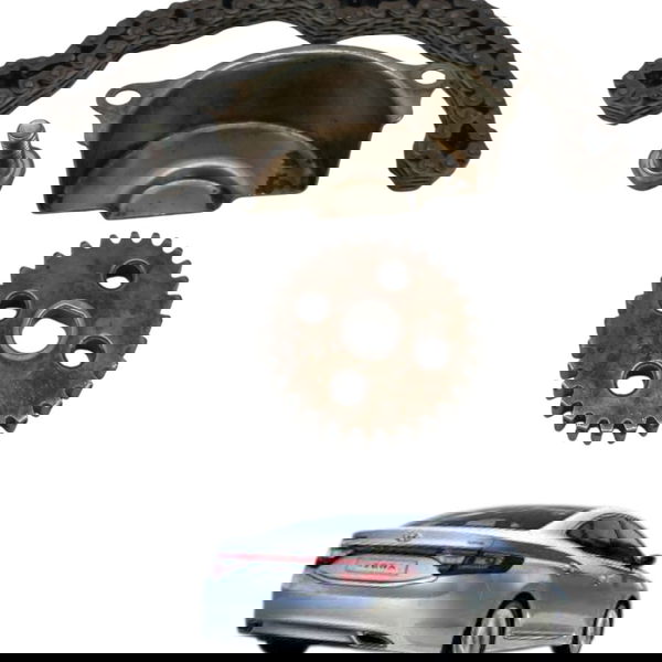 Engrenagem Corrente Protetor Bomba Oleo Hyundai Azera 3.0 V6