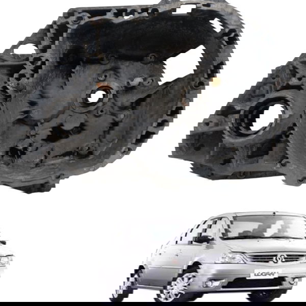 Carcaça Seca Cambio Renault Logan 1.0 2007 2008 2009