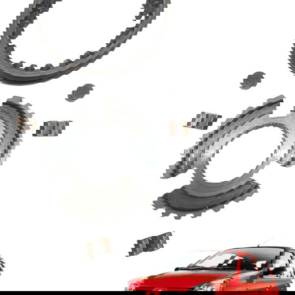 Luva 1° 2° Marcha Caixa Cambio Manual Renault Clio 1.0 16v