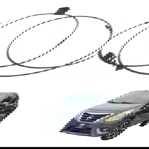 Cabo Abertura Portinhola Combustivel Nissan Versa 2018 2019