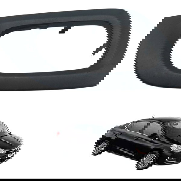 Moldura Maçaneta Interna Dianteira Esquerda C4 Lounge 2015 Dianteira