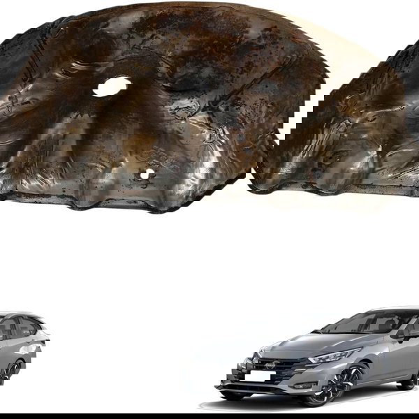 Defletor Calor Coletor Escape Nissan Versa 1.6 2018 2019