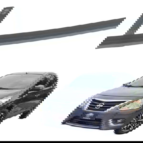 Guia Canaleta Vidro Porta Traseiro Direito Nissan Versa 2019