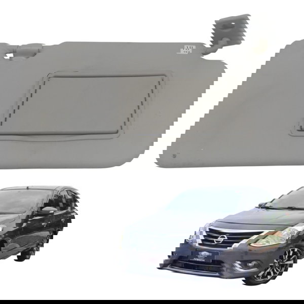 Quebra Sol Direito C/espelho Nissan Versa  2017 2018 2019