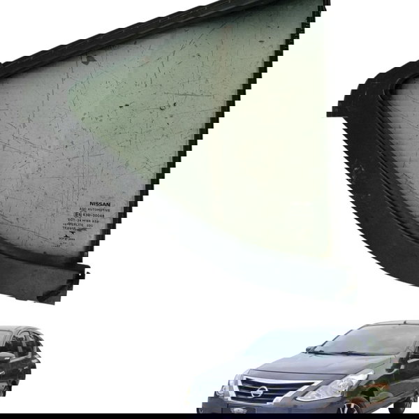 Vidro Fixo Traseiro Direito Nissan Versa 1.6 2017 2018 2019