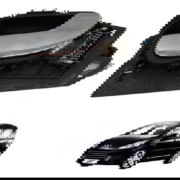 Maçaneta Interna Traseira Direita Peugeot 307 2009 2010 Traseira