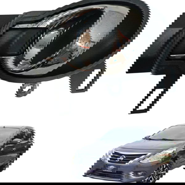 Maçaneta Interna Traseira Esquerda Nissan Versa 1.6 2019 Traseira