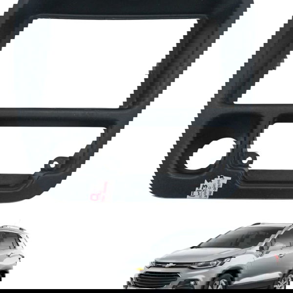Moldura Console Central Som Chevrolet Tracker 2019