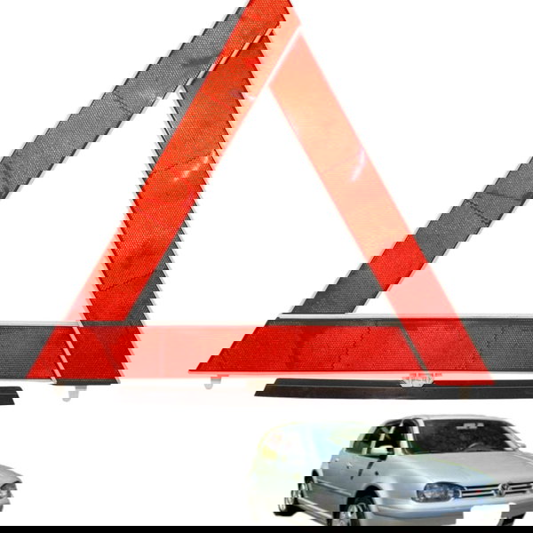 Triangulo Sinalização Segurança Vw Golf 2.0 2001 Detalhe