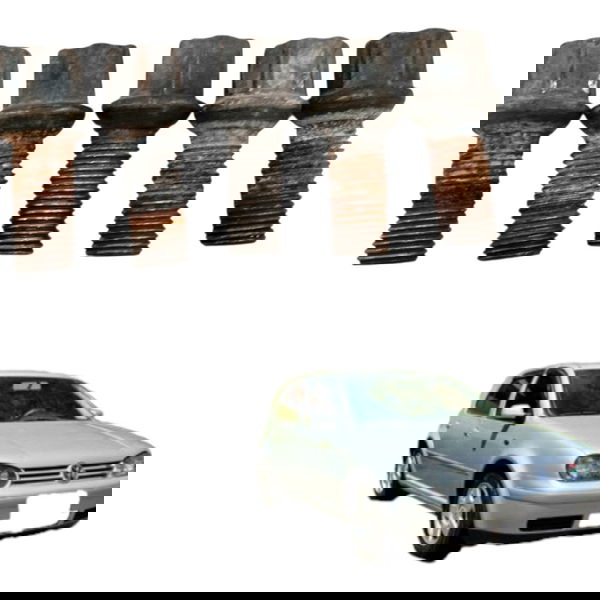 Jogo Parafuso Roda Volkswagen Golf 2.0 2001 2002 2003 2004