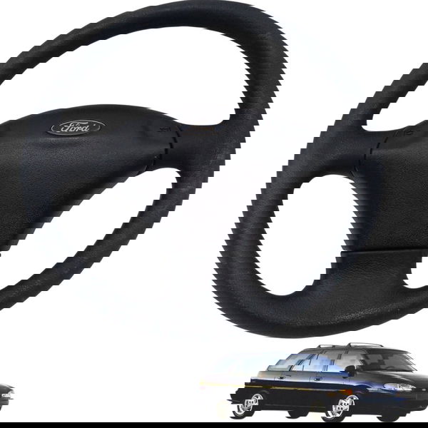 Volante Direção Ford Escort 1.8 1997 1998 1999 2000 Detalhe