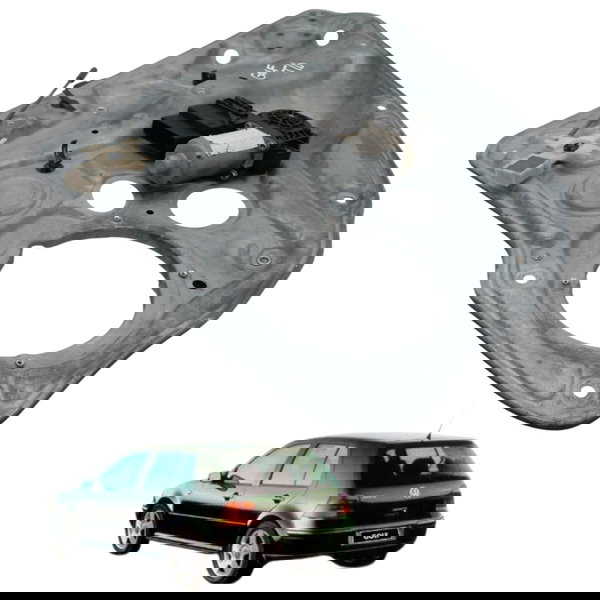 Maquina Vidro Traseiro Direito Volkswagen Golf 2001 2002