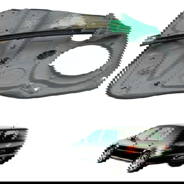 Maquina Vidro Traseiro Esquerda Volkswagen Golf 2001 2002