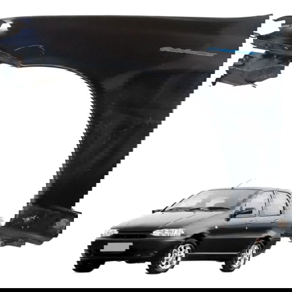 Paralama Dianteiro Esquerdo Fiat Siena 2008 2009 Detalhe