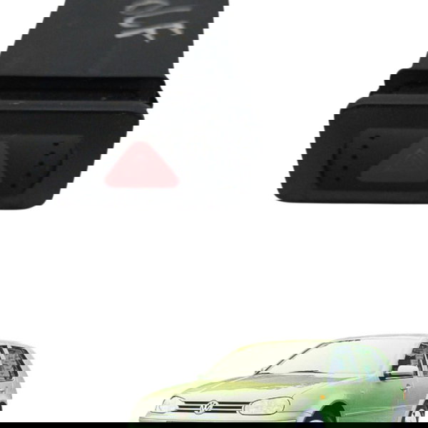 Botão Pisca Alerta Volkswagen Golf 2.0 2001 2002 2003 2004