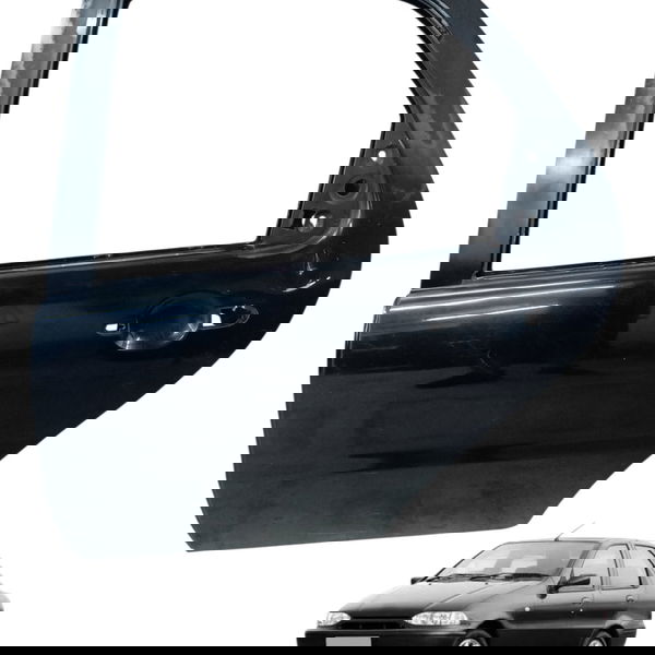 Porta Traseira Esquerda Fiat Siena 4p 2008 2009 2010 Detalhe Traseira Esquerdo