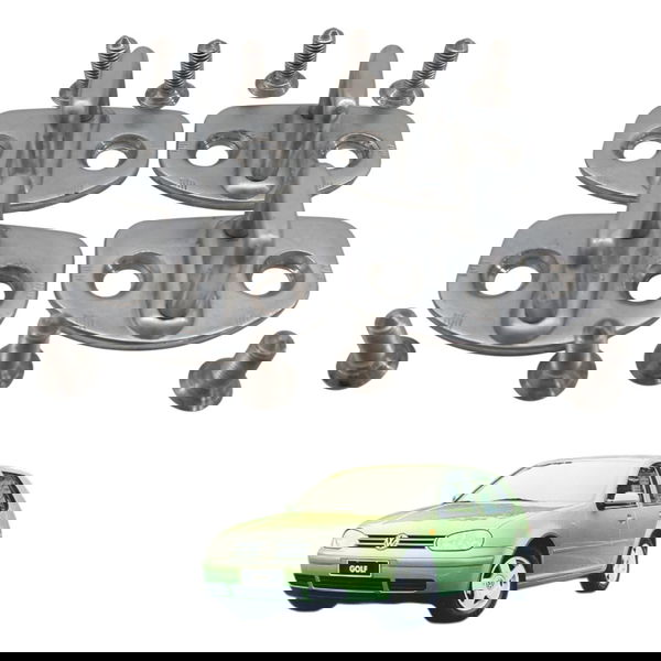 Kit Batentes Porta Volkswagen Golf 2.0 2001 2002 2003 2004