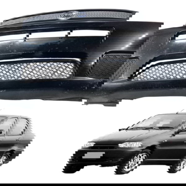 Parachoque Dianteiro Fiat Siena 1.0 2008 2009 2010 Detalhe