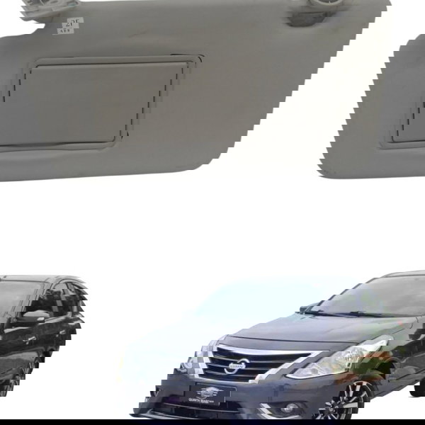 Quebra Sol Esquerdo C/espelho Nissan Versa  2017 2018 2019