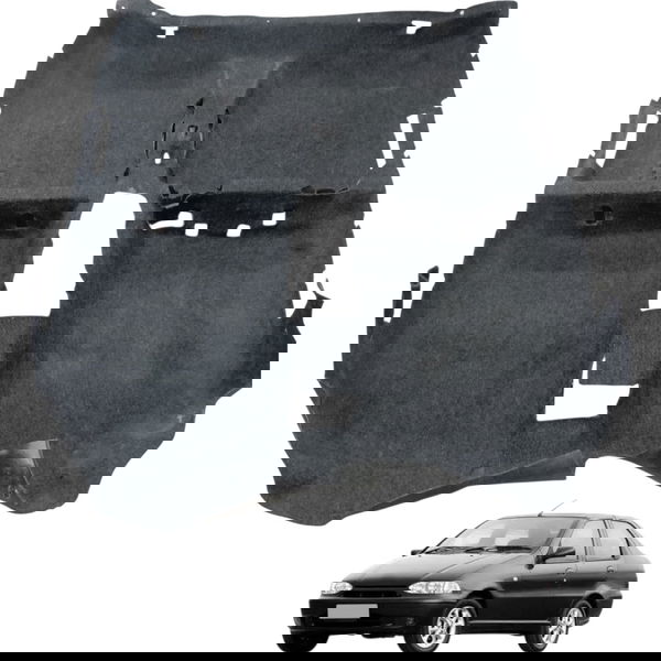 Assoalho Carpete Fiat Siena 1.0 2008 2009 2010 2011 Detalhe