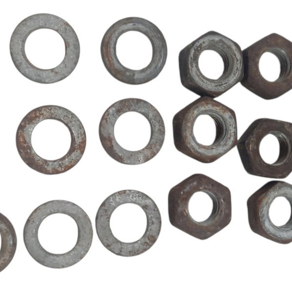 Kit Porca Arruela Fixação Coletor Admissão Gm Celta 1.4 2013