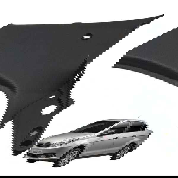 Moldura Coluna Traseira Direita Fiat Siena 1.0 2008 2009