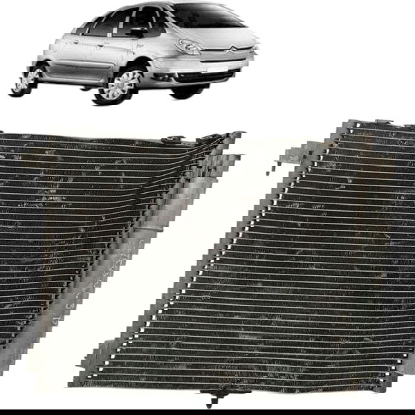 Condensador Ar Condicionado Citroen C3 Picasso 2012 Detalhe