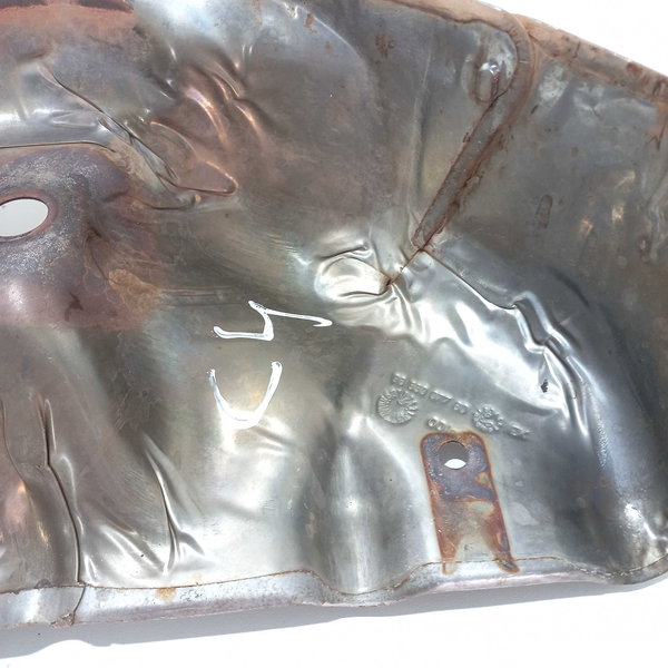 Defletor Protetor Coletor De Escape Citroen C4 Pallas 2008