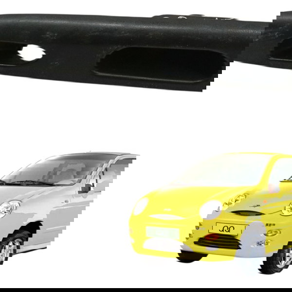 Moldura Traseiro Esquerdo Puxador Botão Chery Qq 2015 Detalh