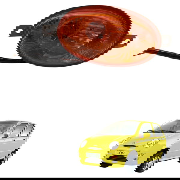 Pisca Seta Dianteira Direita Caoa Chery Qq 1.0 2015 Detalhe