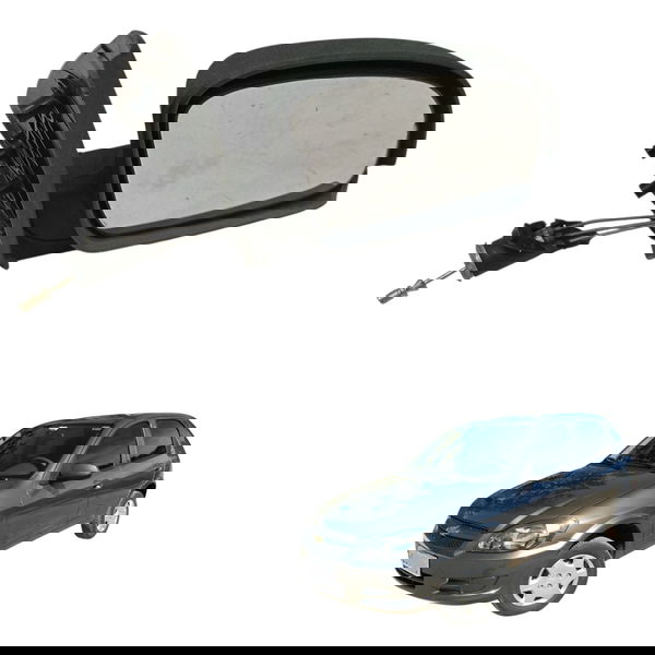 Retrovisor Manual Direito Chevrolet Celta 9332569 Detalhe