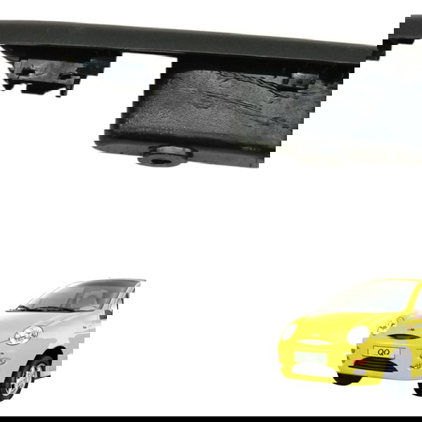 Moldura Botão Pisca Alerta Alarme Chery Qq 1.0 2014 2015