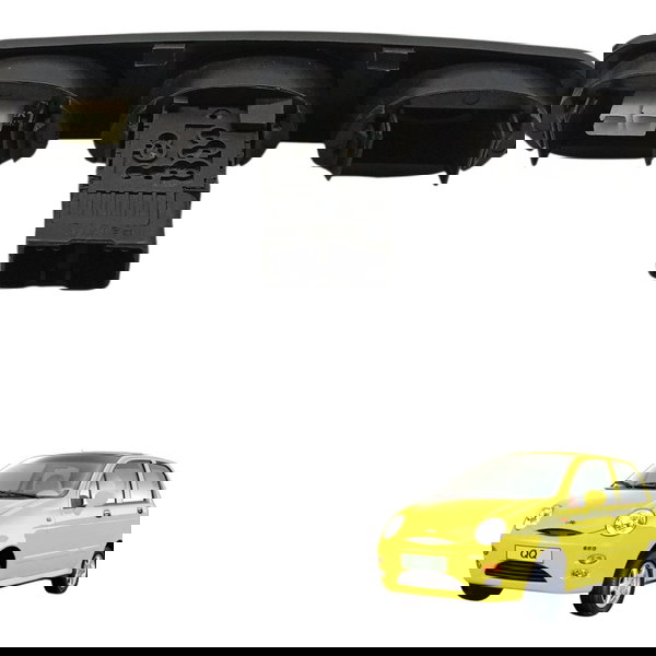 Moldura Botão Pisca Alerta Alarme Chery Qq 1.0 2014 2015