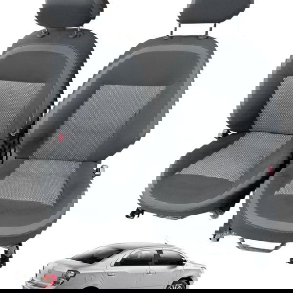 Jogo Banco Dianteiro Chevrolet Cobalt 2012 2013 2014 Detalhe