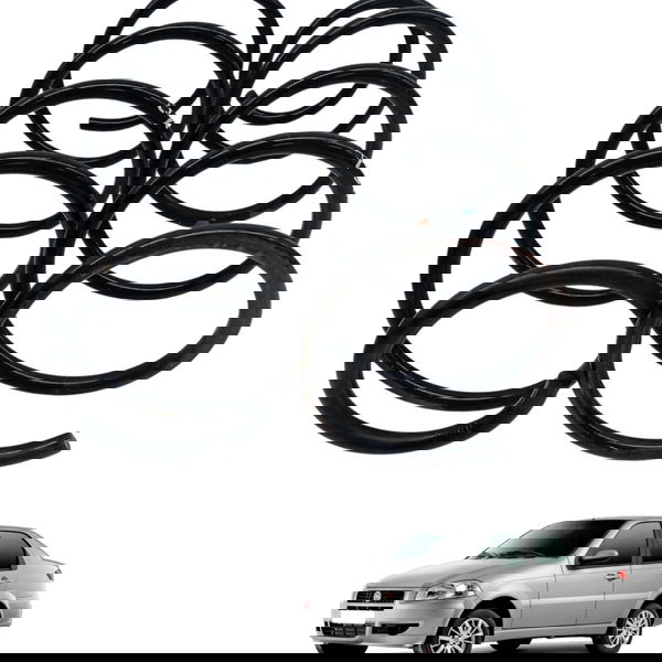 Par Molas Traseiras Fiat Siena Palio 1.0 2007 2008 2009 2010