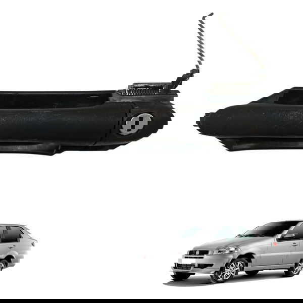 Maçaneta Interna Dianteira Esquerda Fiat Siena 1.0 2008 2009 Dianteira