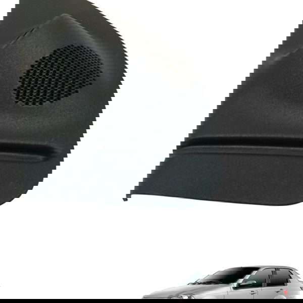 Moldura Interna Retrovisor Esquerdo Fiat Siena 2009 Detalhe