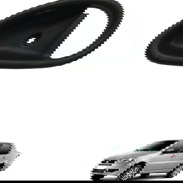 Moldura Maçaneta Interna Traseira Esquerda Fiat Siena 2009