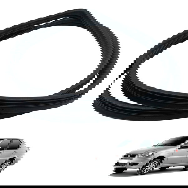 Borracha Vedação Traseira Direita Fiat Siena 1.0 2008 2009