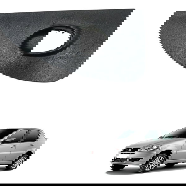 Moldura Botão Eletrico Dianteira Direita Fiat Siena 2008