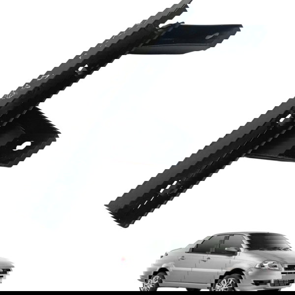 Canaleta Guia Vidro Dianteira Direita Fiat Siena 1.0 2009