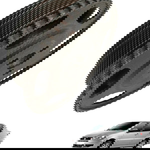 Polia Virabrequim Fiat Siena Palio 1.0 2008 2009 2010 2011