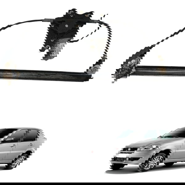 Maquina Vidro Dianteira Direita Fiat Siena 1.0  2009 2010