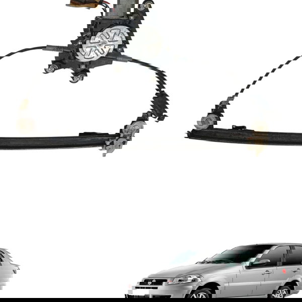 Maquina Vidro Dianteira Esquerda Fiat Siena 1.0 2009 2010