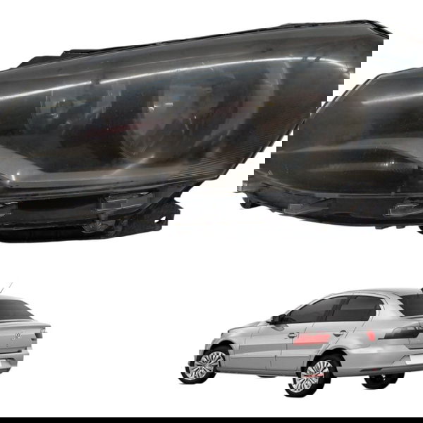 Farol Esquerdo Volkswagen Voyage Gol 1.6 2013 2014 2015 2016 Esquerdo/motorista