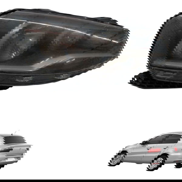 Farol Direito Volkswagen Voyage Gol 1.6 2013 2014 2015 2016 Direito/passageiro