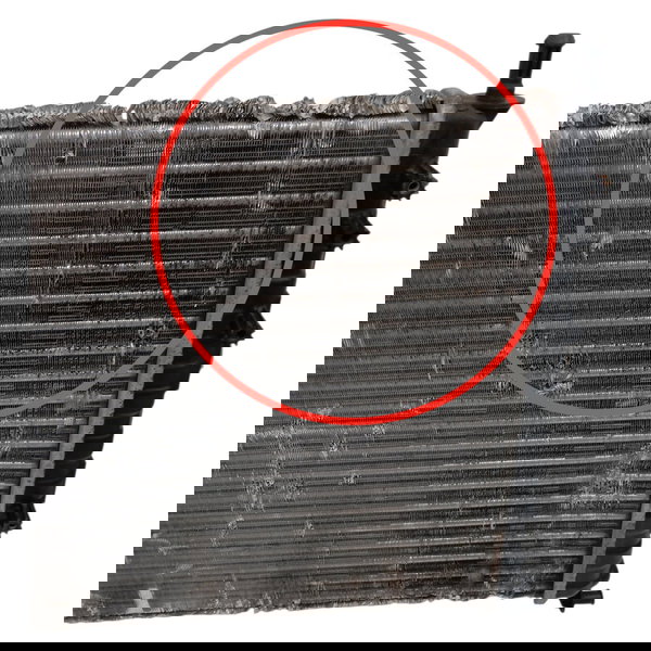 Radiador Água Motor Fiat Siena 1.0 2007 2008 2009 Detalhe