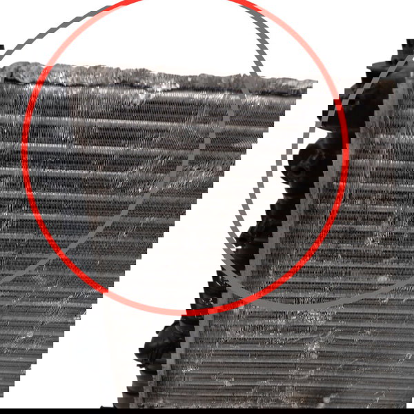 Radiador Água Motor Fiat Siena 1.0 2007 2008 2009 Detalhe